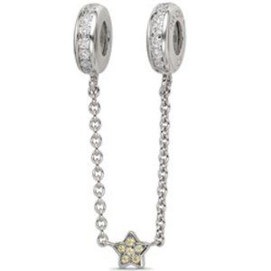 Reflection Beads Sterling Silver 3in Chain